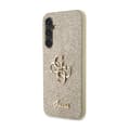 Miniatyrbild 1 av 6: Guess Glitter Script Big 4G - Samsung Galaxy S23 FE-fodral (guld)