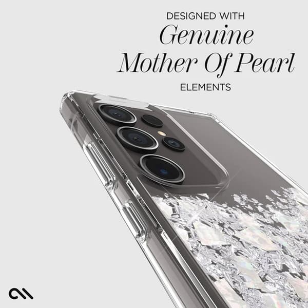Case-Mate Karat - Samsung Galaxy S24 Ultra -kuori koristeltu helmiäisaineella (A Touch of Pearl)