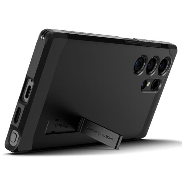 Spigen Tough Armor MagSafe - Etui til Samsung Galaxy S24 Ultra (sort)