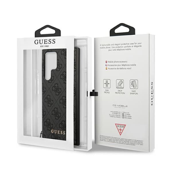 Guess 4G Charms Collection - Samsung Galaxy S24 Ultra Case (musta)