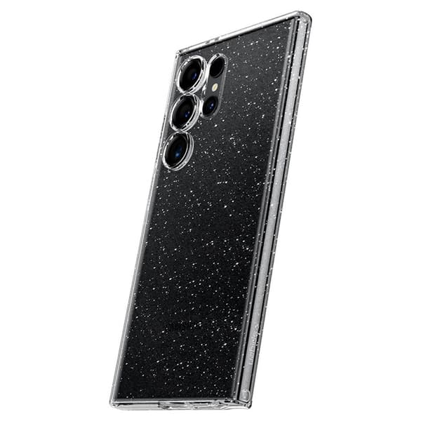 Spigen Liquid Crystal Glitter - Cover til Samsung Galaxy S24 Ultra (gennemsigtig)
