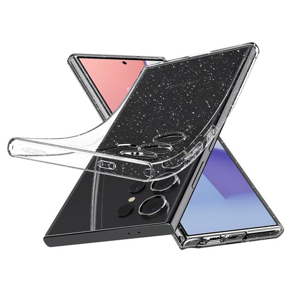 Spigen Liquid Crystal Glitter - Cover til Samsung Galaxy S24 Ultra (gennemsigtig)