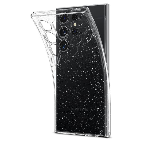 Spigen Liquid Crystal Glitter - Cover til Samsung Galaxy S24 Ultra (gennemsigtig)