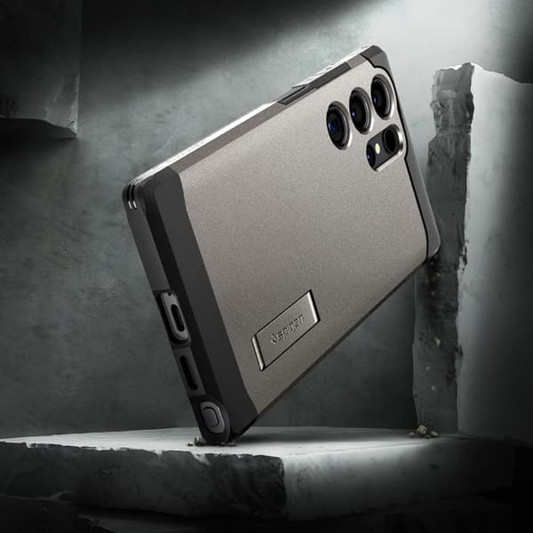 Spigen Tough Armor - Etui til Samsung Galaxy S24 Ultra (Gunmetal)