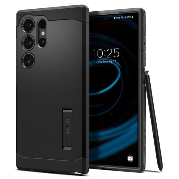 Spigen Tough Armor - Fodral till Samsung Galaxy S24 Ultra (svart)