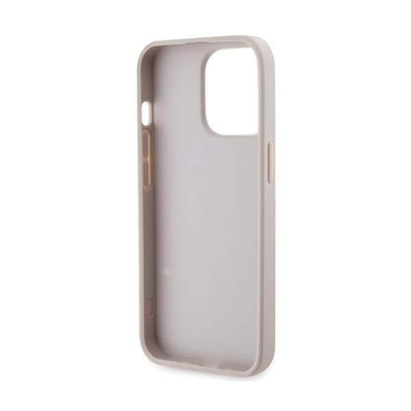 Guess Crossbody 4G metallilogo - iPhone 13 Pro -kotelo (vaaleanpunainen)
