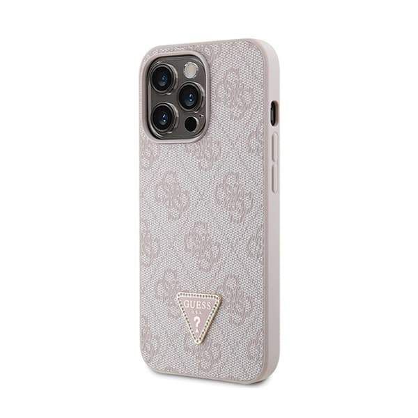 Guess Crossbody 4G metallilogo - iPhone 13 Pro -kotelo (vaaleanpunainen)