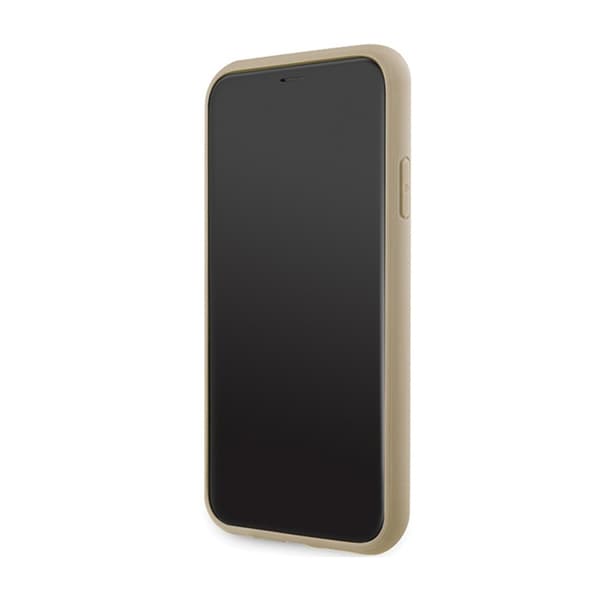 Guess Glitter Script Big 4G - iPhone 11-fodral (guld)