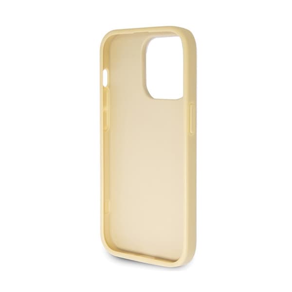 Guess Glitter Script Big 4G - iPhone 14 Pro-cover (guld)