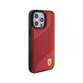 Pikkukuva 4 / 8: Ferrari Perforated Waves -metallilogo - iPhone 15 Pro -kuori (punainen)