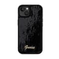Miniatyrbillede 3 af 8: Guess Sequin Script Metal - iPhone 14 cover (sort)