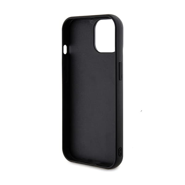 Guess Sequin Script Metal - iPhone 14-fodral (svart)
