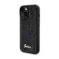 Miniatyrbillede 2 af 8: Guess Sequin Script Metal - iPhone 14 cover (sort)