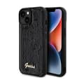 Miniatyrbillede 1 af 8: Guess Sequin Script Metal - iPhone 14 cover (sort)