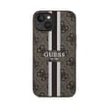 Miniatyrbild 3 av 7: Guess 4G Printed Stripes MagSafe - iPhone 15-fodral (brunt)