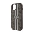 Miniatyrbild 6 av 7: Guess 4G Printed Stripes MagSafe - iPhone 15-fodral (brunt)
