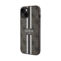 Miniatyrbild 2 av 7: Guess 4G Printed Stripes MagSafe - iPhone 15-fodral (brunt)