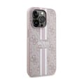 Pikkukuva 4 / 8: Guess 4G Printed Stripes MagSafe - iPhone 15 Pro Max -kotelo (vaaleanpunainen)