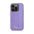 Miniatyrbillede 3 af 8: Guess Sequin Script Metal - iPhone 14 Pro-cover (lilla)