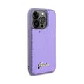 Miniatyrbillede 4 af 8: Guess Sequin Script Metal - iPhone 14 Pro-cover (lilla)