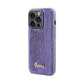 Miniatyrbillede 2 af 8: Guess Sequin Script Metal - iPhone 14 Pro-cover (lilla)