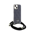Miniatyrbild 3 av 7: Guess Crossbody Cord 4G Print - iPhone 15-fodral (svart)