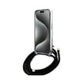 Miniatyrbild 4 av 7: Guess Crossbody Cord 4G Print - iPhone 15-fodral (svart)