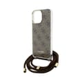 Miniatyrbillede 5 af 7: Guess Crossbody Cord 4G Print - iPhone 15 Pro etui (brun)