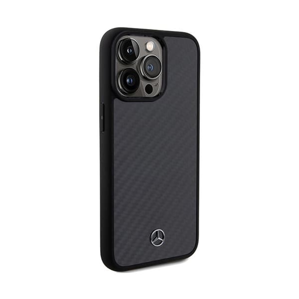 Mercedes Carbon Fiber Dynamic - iPhone 15 Pro Max -kotelo (musta)
