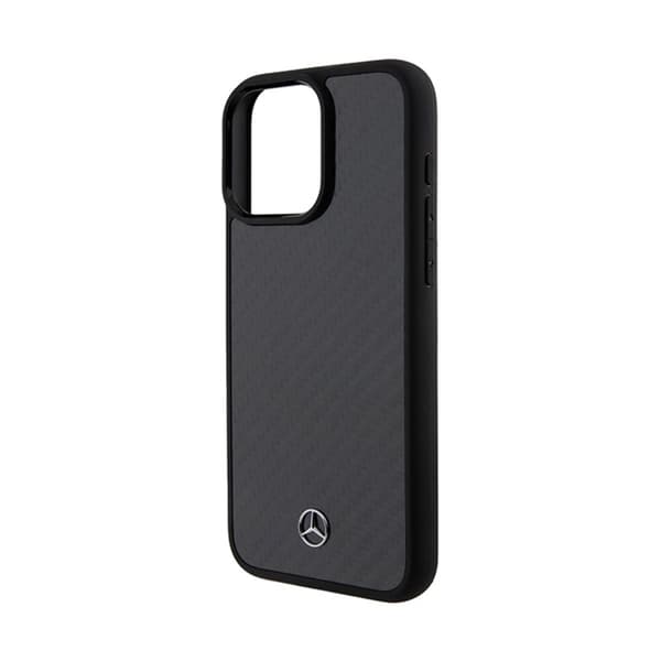 Mercedes Carbon Fiber Dynamic - iPhone 15 Pro Max -kotelo (musta)