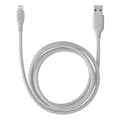 Miniatyrbild 4 av 5: Cellularline mjuk kabel - USB-A till Lightning-kabel MFi-certifierad 1,2 m (grå)