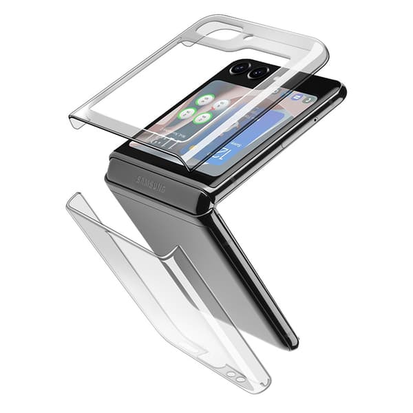 Cellularline klart etui - Samsung Galaxy Z Flip 5 etui (gennemsigtig)