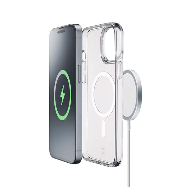 Cellularline Gloss Mag - iPhone 14 Pro MagSafe etui (gennemsigtig)