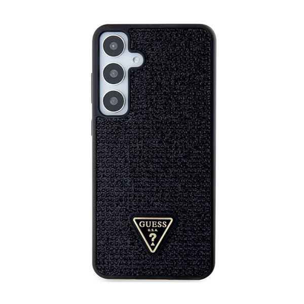 Guess Rhinestone Triangle - Samsung Galaxy S24+ etui (sort)