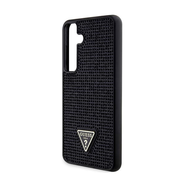 Guess Rhinestone Triangle - Samsung Galaxy S24+ etui (sort)
