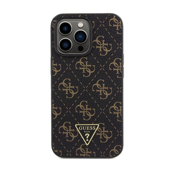 Guess 4G Triangle Metal Logo - iPhone 13 Pro Fodral (svart)