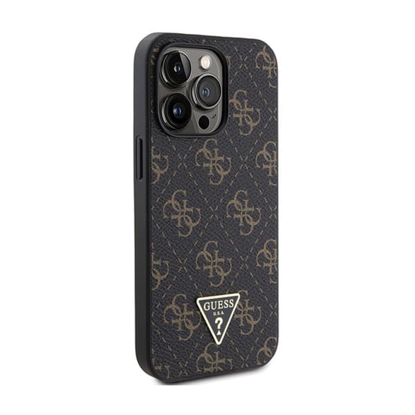 Guess 4G Triangle Metal Logo - iPhone 13 Pro Fodral (svart)