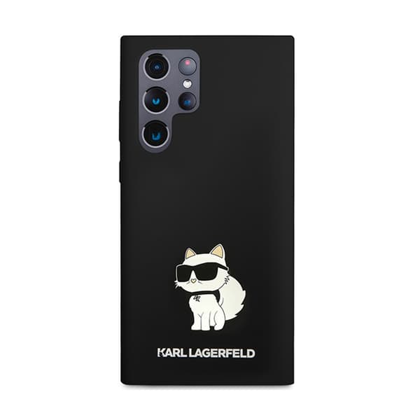 Karl Lagerfeld Silikone Choupette - Samsung Galaxy S24 Ultra Cover (sort)