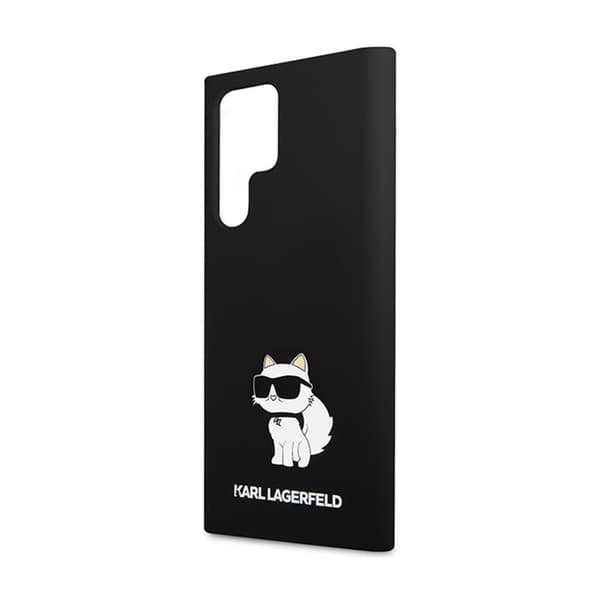 Karl Lagerfeld Silikone Choupette - Samsung Galaxy S24 Ultra Cover (sort)