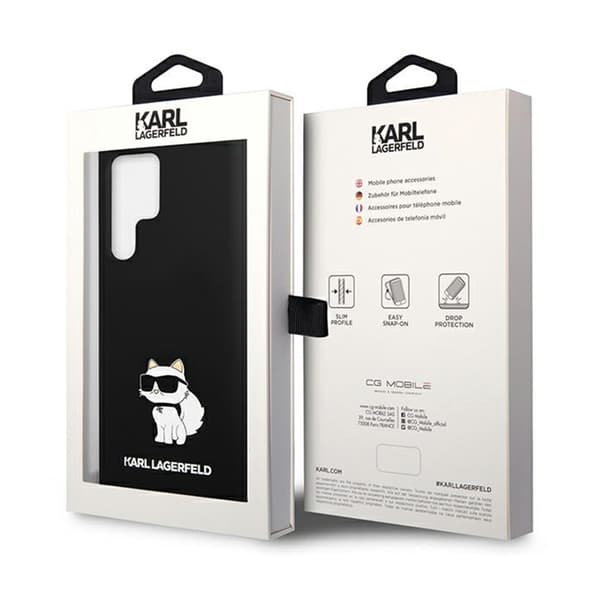 Karl Lagerfeld Silikone Choupette - Samsung Galaxy S24 Ultra Cover (sort)