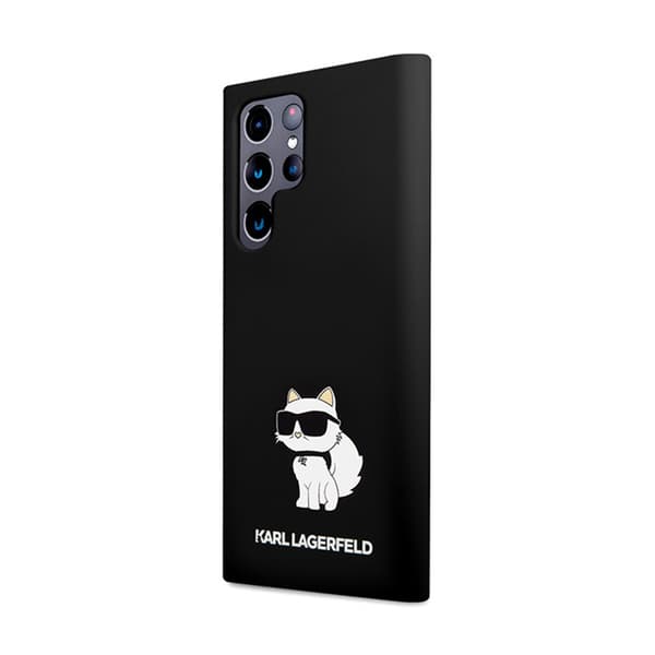 Karl Lagerfeld Silikone Choupette - Samsung Galaxy S24 Ultra Cover (sort)