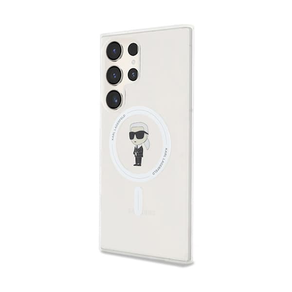 Karl Lagerfeld IML Ikonik MagSafe - Samsung Galaxy S23 Ultra Cover (gennemsigtig)
