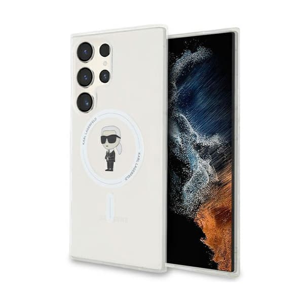 Karl Lagerfeld IML Ikonik MagSafe - Samsung Galaxy S23 Ultra Cover (gennemsigtig)