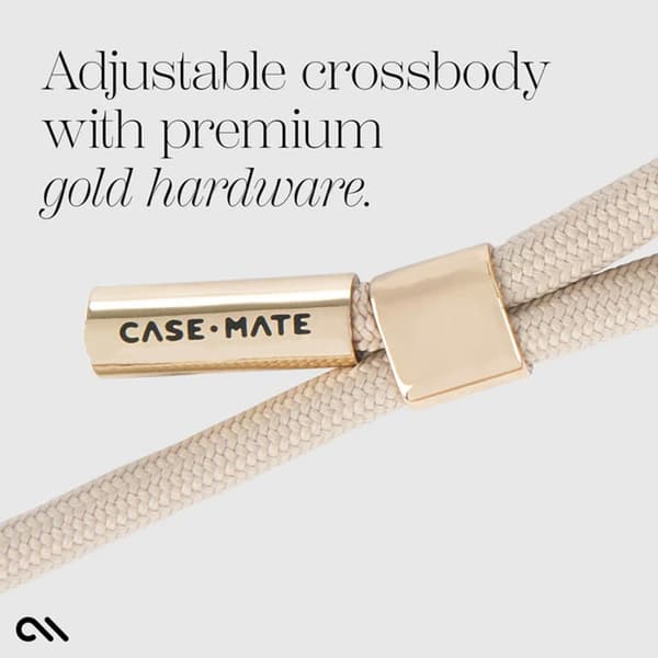 Case-Mate Phone Crossbody Rope - puhelimen olkahihna (beige)
