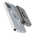 Miniatyrbillede 4 af 9: Cellularline Ring MAG 5000 - Induktions powerbank 5000mAh 7,5W MagSafe med stativfunktion (sort)