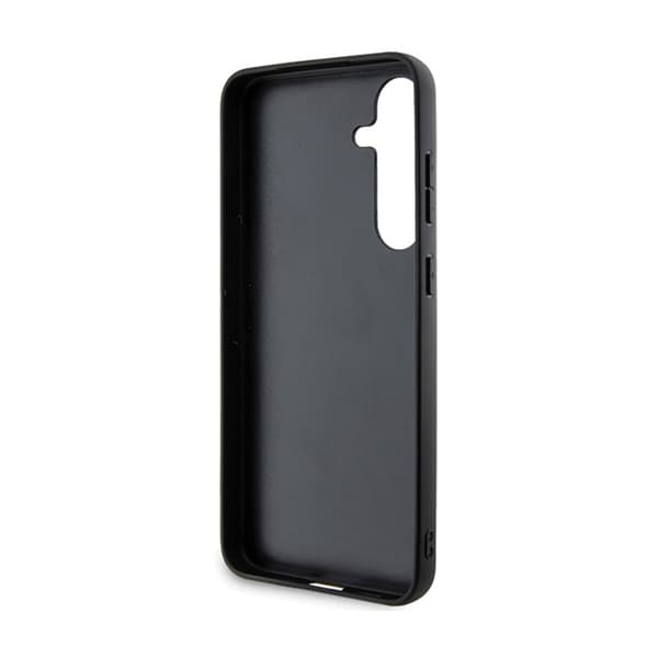 BMW Leather Half Textured & Circle MagSafe - Samsung Galaxy S24-fodral (svart)