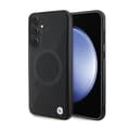 Miniatyrbild 1 av 8: BMW Leather Half Textured & Circle MagSafe - Samsung Galaxy S24-fodral (svart)