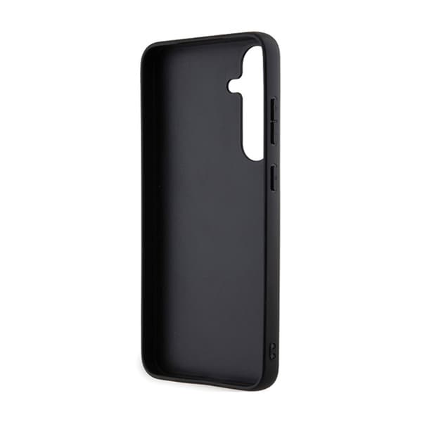 Karl Lagerfeld Gripstand Saffiano Karl & Choupette Pins - Samsung Galaxy S24+ fodral (svart)