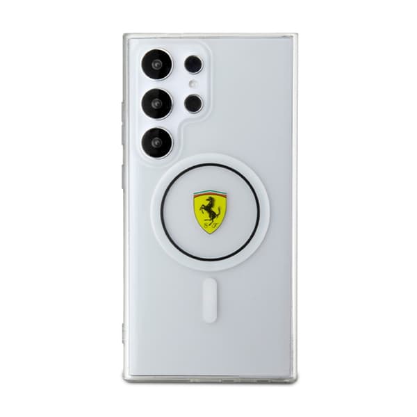 Ferrari IML Transp Inner Circle Line MagSafe - Samsung Galaxy S24 Ultra Cover (gennemsigtig)