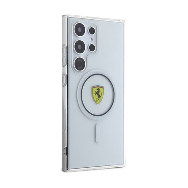Ferrari IML Transp Inner Circle Line MagSafe - Samsung Galaxy S24 Ultra Cover (gennemsigtig)